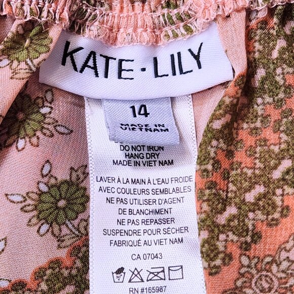 Kate Lily boho style dress, can be off or on the shoulder SIZE 14 - Picture 3 of 8